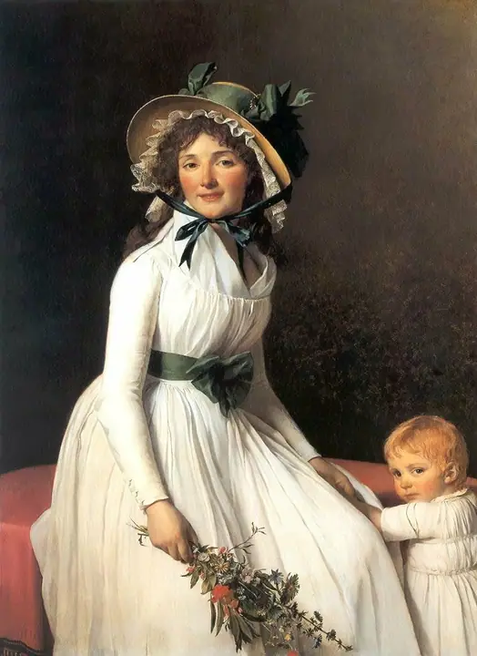 Retrato de Emilie Sériziat, Jacques-Louis David