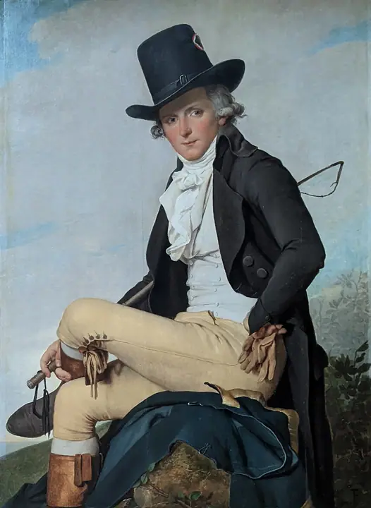 Retrato de Pierre Sériziat, Jacques-Louis David