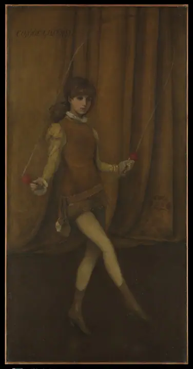 Armonía en amarillo y oro, La chica de oro—Connie Gilchrist, James McNeill Whistler