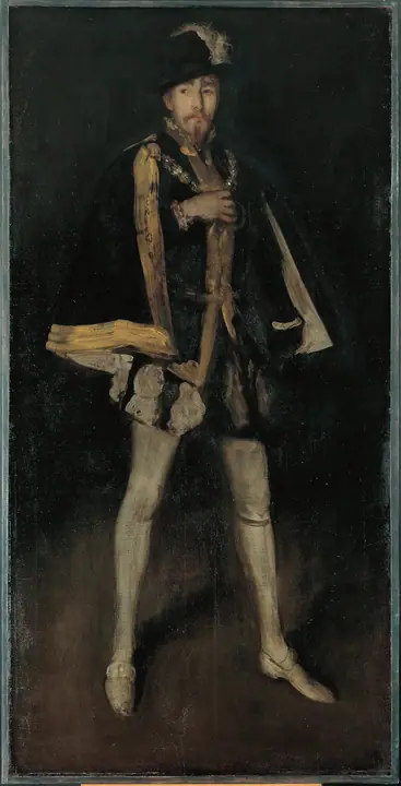 Arreglo en negro, n.º 3, Sir Henry Irving como Felipe II de España, James McNeill Whistler