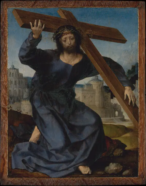 Cristo camino del Calvario, Jan Gossaert