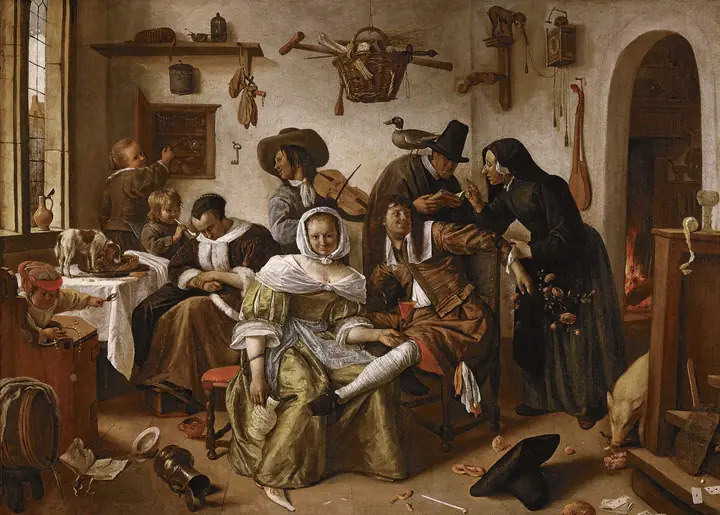 Cuidado con el lujo, Jan Steen
