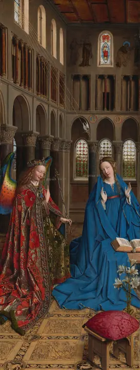 La Anunciación (Washington), Jan van Eyck