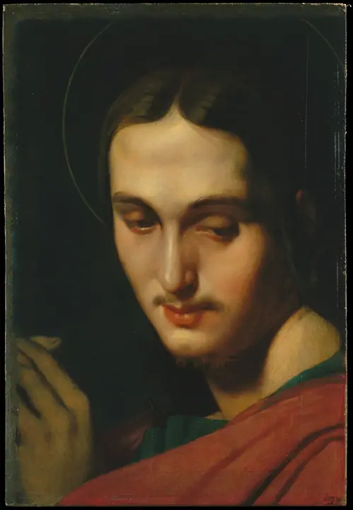 Cabeza de San Juan Evangelista, Jean-Auguste-Dominique Ingres