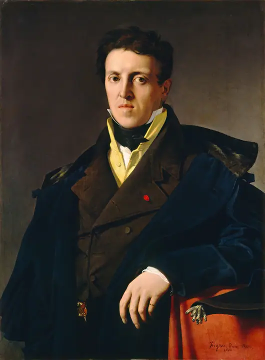 Retrato de Charles Marcotte, Jean-Auguste-Dominique Ingres