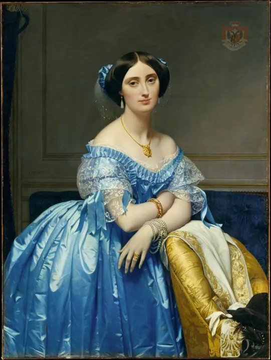 Retrato de la princesa de Broglie, Jean-Auguste-Dominique Ingres