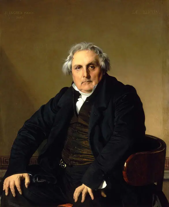 Retrato de Louis-François Bertin, Jean-Auguste-Dominique Ingres