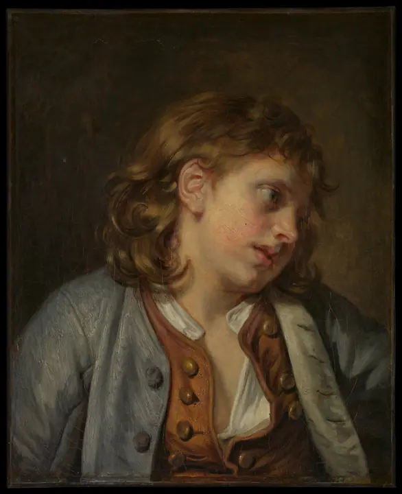 Cabeza de un niño, Jean-Baptiste Greuze