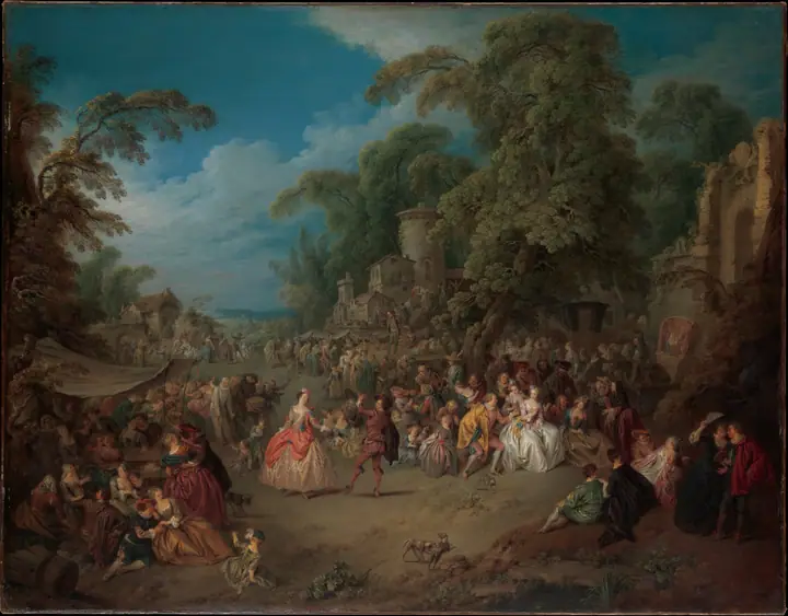 La feria de Bezons, Jean-Baptiste Joseph Pater