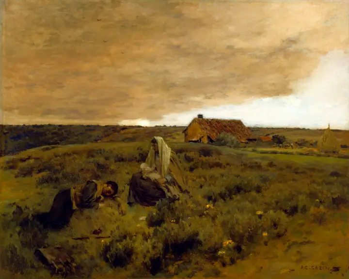Caminantes cansados, Jean-Charles Cazin