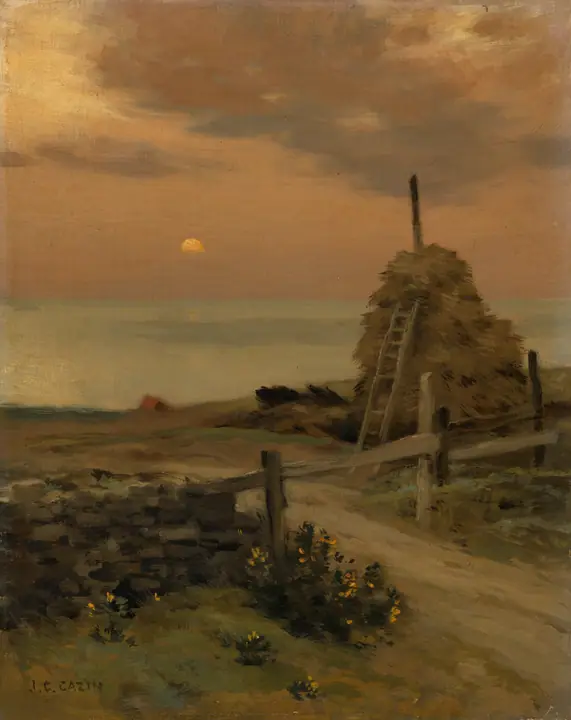 El almiar y la luna, Jean-Charles Cazin