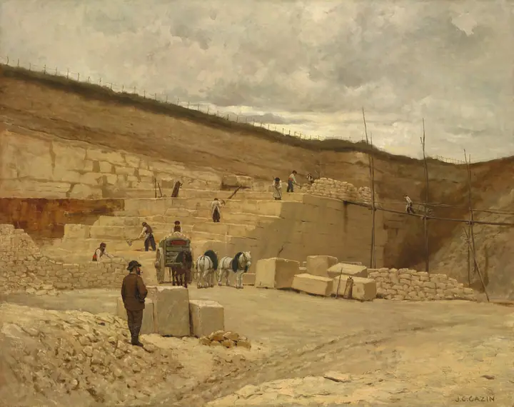 La cantera de Monsieur Pascal cerca de Nanterre, Jean-Charles Cazin