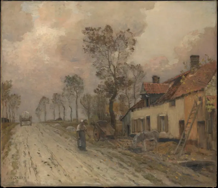 La carretera nacional en Samer, Jean-Charles Cazin