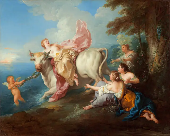 El rapto de Europa, Jean François de Troy