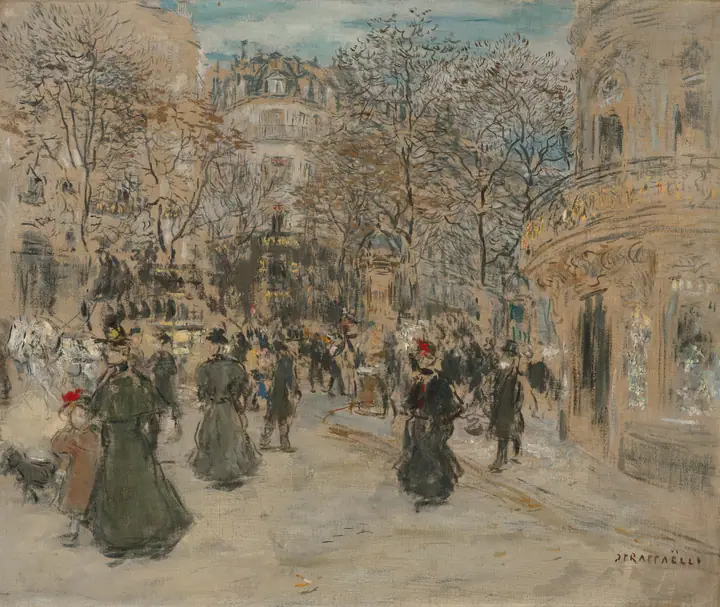 El bulevar, Jean François Raffaëlli