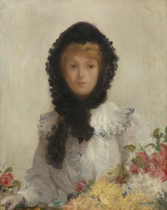 La florista, Jean François Raffaëlli
