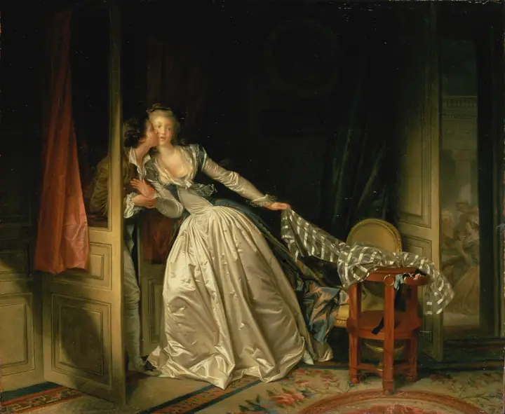 El beso robado, Jean-Honoré Fragonard