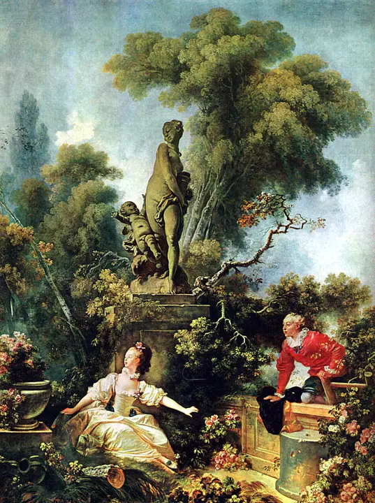 El juego del escondite, Jean-Honoré Fragonard