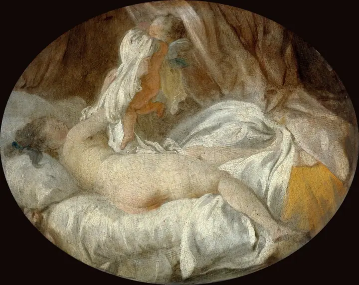 La camisa quitada, Jean-Honoré Fragonard