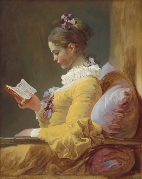 La lectora, Jean-Honoré Fragonard
