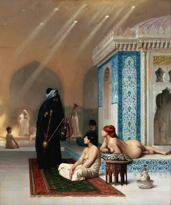 Bañistas en el harén, Jean-Léon Gérôme