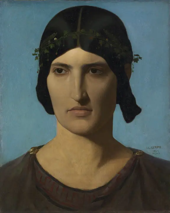 Cabeza de una italiana, Jean-Léon Gérôme