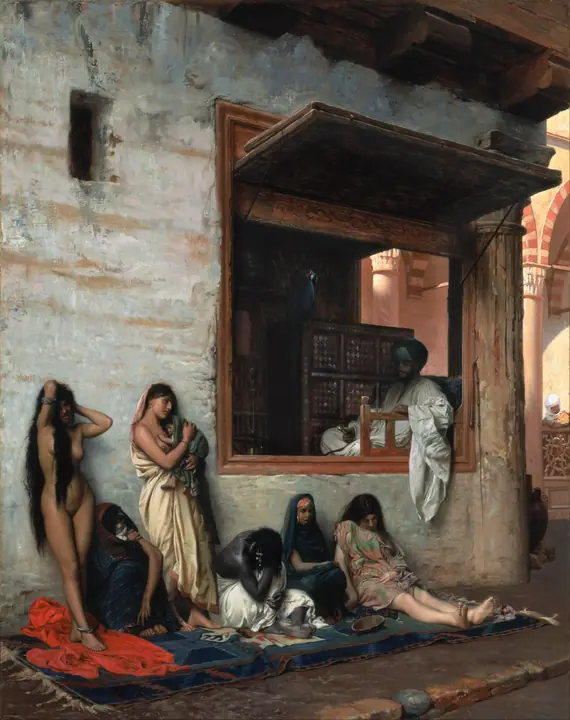 El mercado de esclavos, Jean-Léon Gérôme
