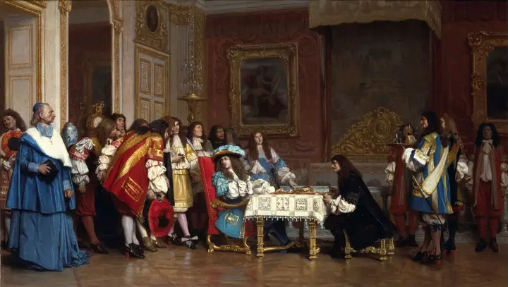 Luis XIV y Molière, Jean-Léon Gérôme