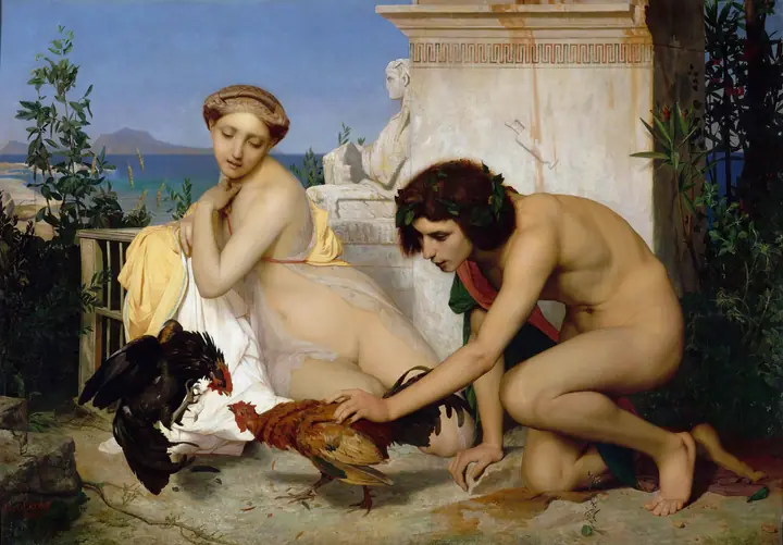 Pelea de gallos, Jean-Léon Gérôme