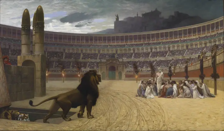 Última oración de los mártires cristianos, Jean-Léon Gérôme