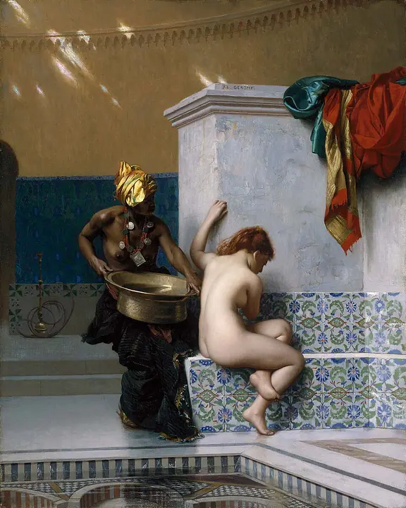 Un baño árabe, Jean-Léon Gérôme