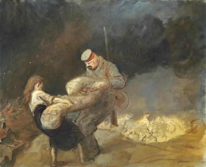 La requisa, Jean-Louis Forain