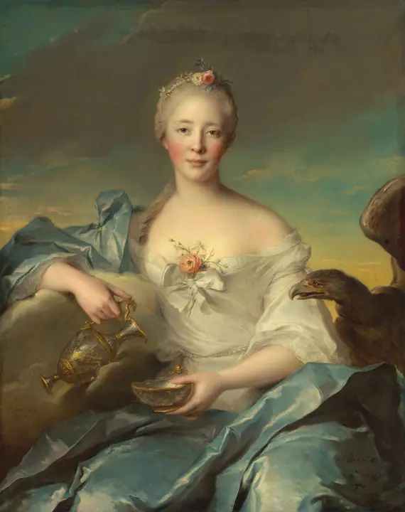 Madame Le Fèvre de Caumartin como Hebe, Jean-Marc Nattier