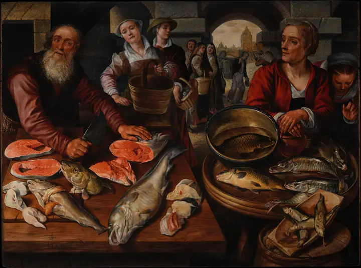 Mercado de pescado, Joachim Beuckelaer