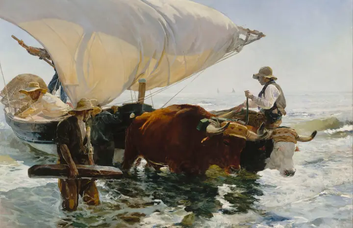Pesca de arrastre o La vuelta de la pesca, Joaquín Sorolla