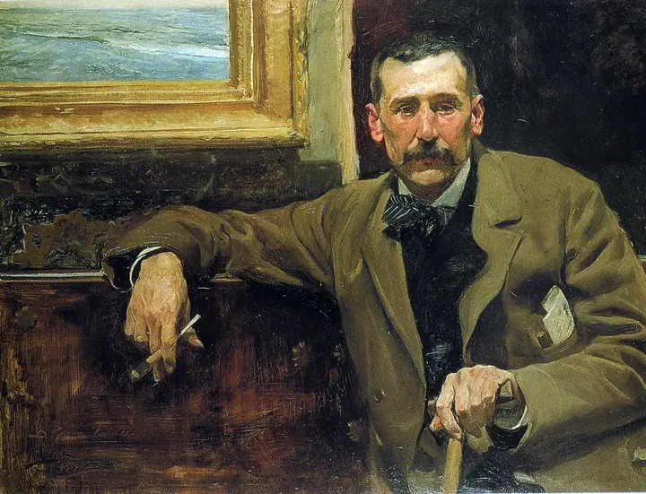 Retrato de Benito Pérez Galdós, Joaquín Sorolla