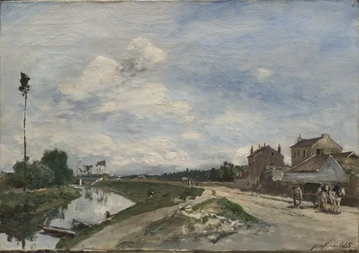 El Sena en Bas-Meudon, Johan Barthold Jongkind