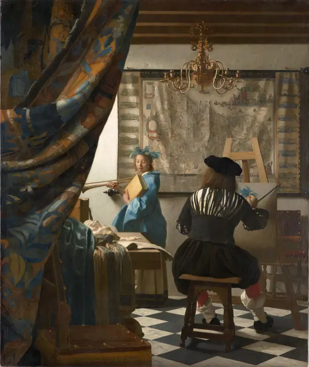 El arte de la pintura, Johannes Vermeer