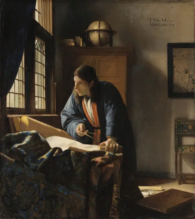El geógrafo, Johannes Vermeer