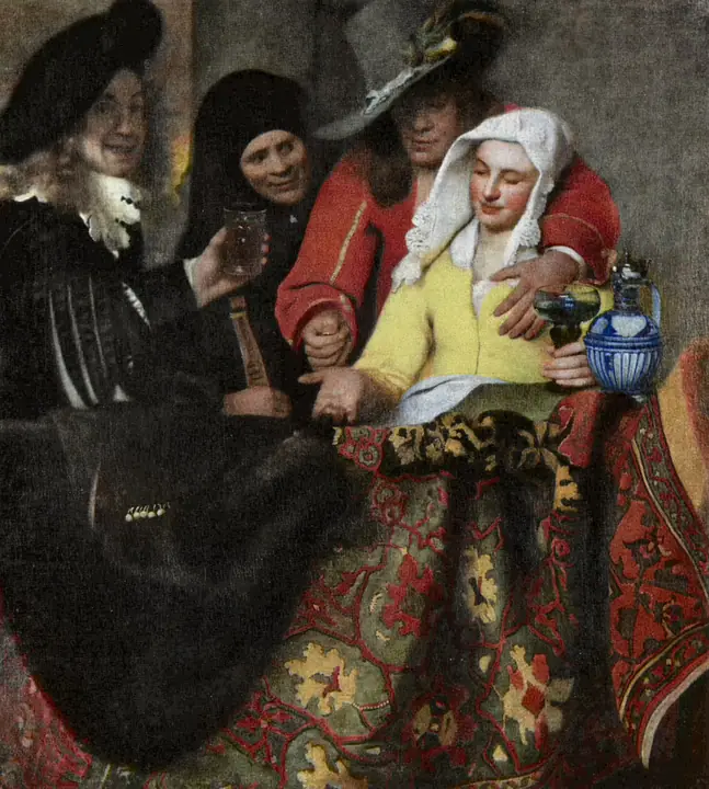 La alcahueta, Johannes Vermeer