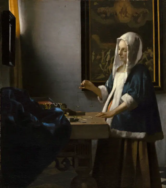 La tasadora de perlas, Johannes Vermeer