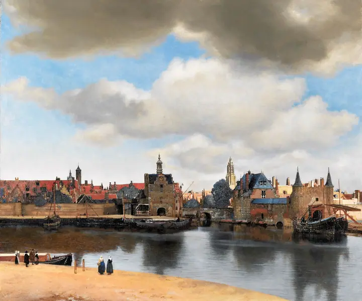 Vista de Delft, Johannes Vermeer