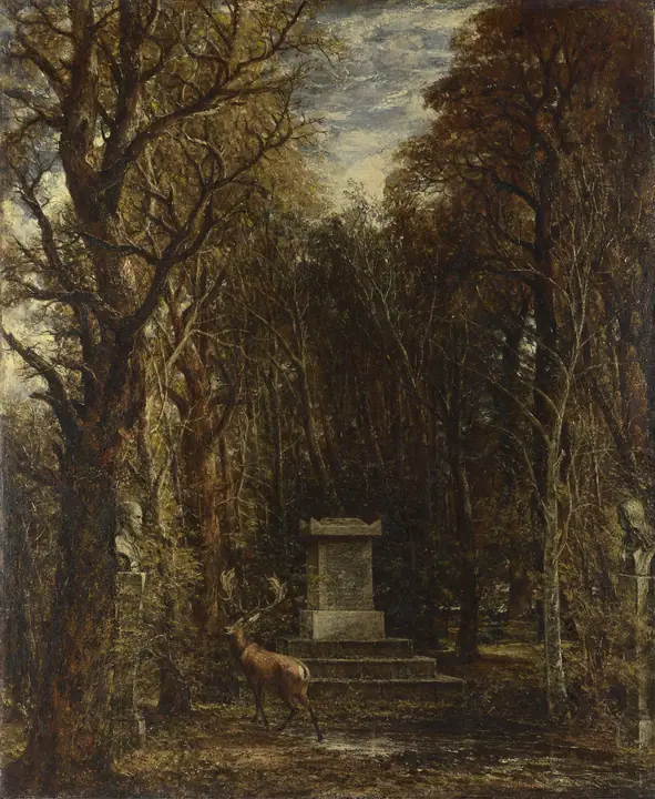 El cenotafio en la memoria de Sir Joshua Reynolds, John Constable