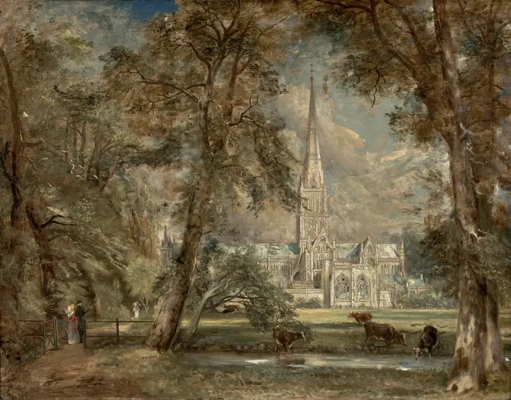 La catedral de Salisbury desde el jardín del obispo, John Constable