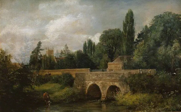Puente en Gillingham, John Constable