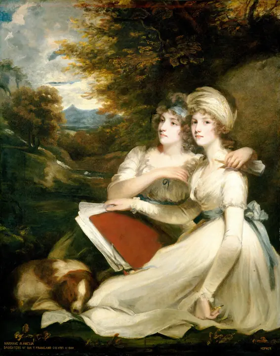 Las hermanas Frankland, John Hoppner