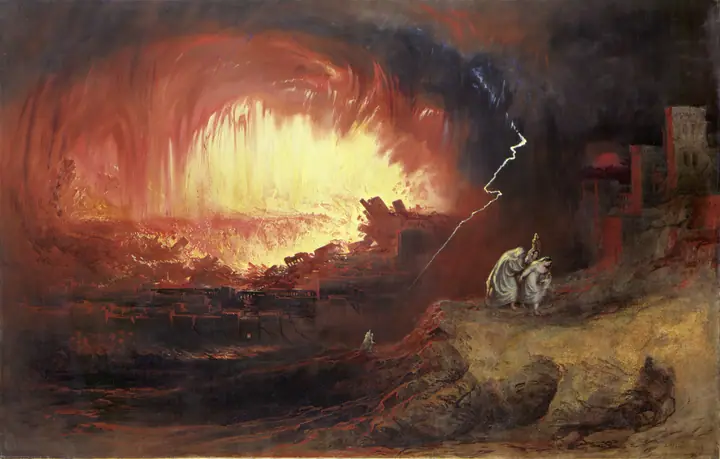La destrucción de Sodoma y Gomorra, John Martin
