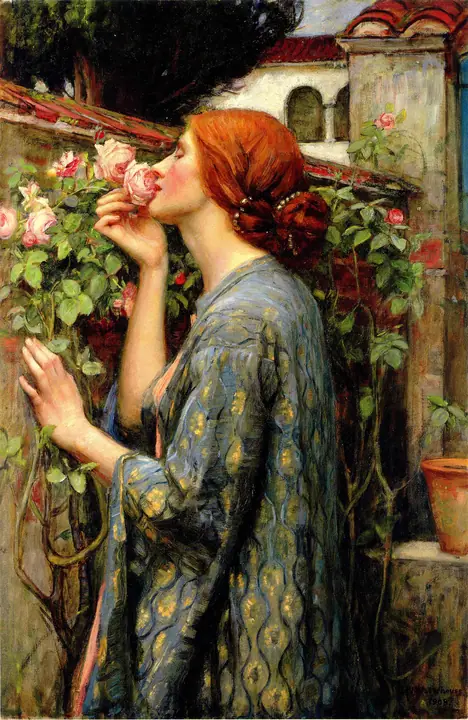 El alma de la rosa, John William Waterhouse
