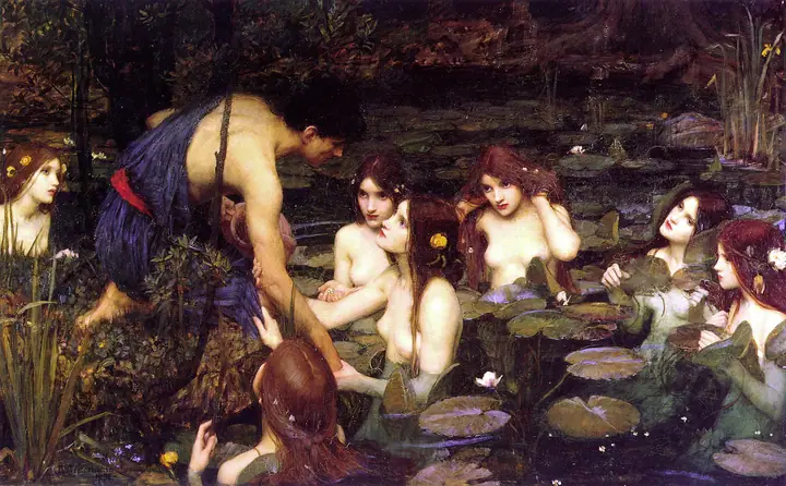 Hylas y las ninfas, John William Waterhouse