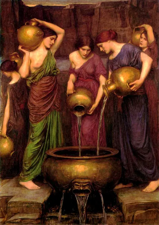 Las Danaides, John William Waterhouse